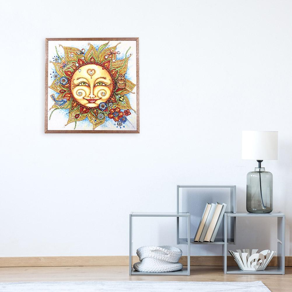 Sun - Full Round Drill Diamond Painting 30*30CM