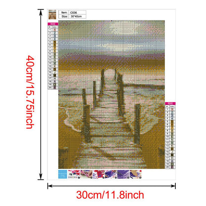 Scenery - Full Square Drill Diamond Painting 30*40CM