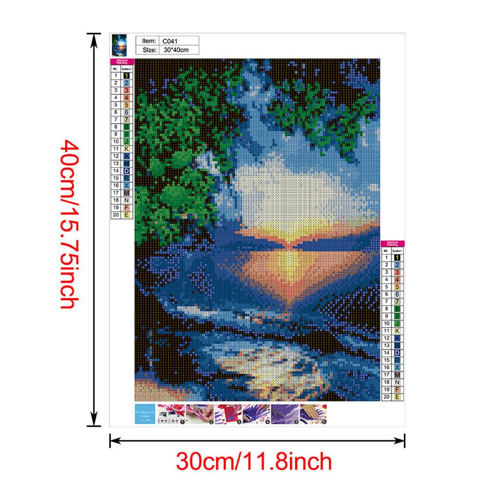 Scenery - Full Square Drill Diamond Painting 30*40CM