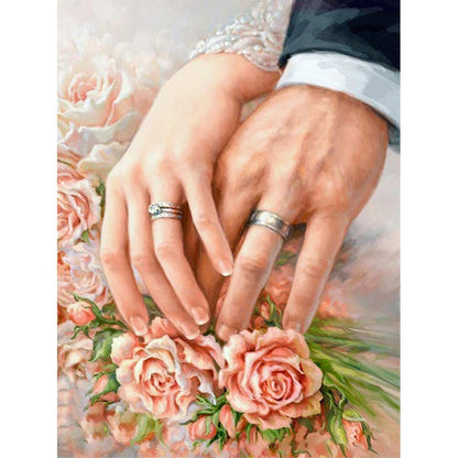Lovers - Full Round Drill Diamond Painting 30*40CM