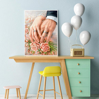 Lovers - Full Round Drill Diamond Painting 30*40CM