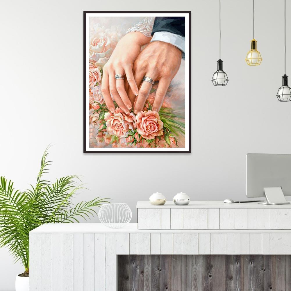 Lovers - Full Round Drill Diamond Painting 30*40CM