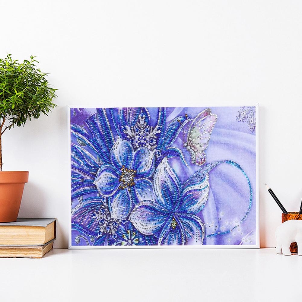 Butterfly - Special Shaped Drill Diamond Painting 30*40CM