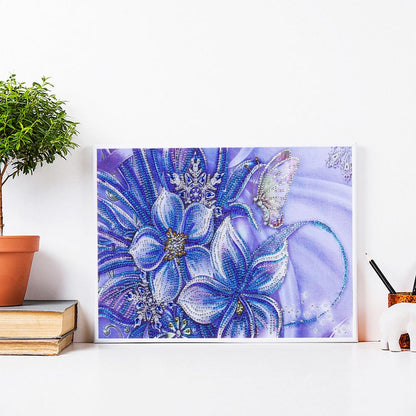 Butterfly - Special Shaped Drill Diamond Painting 30*40CM