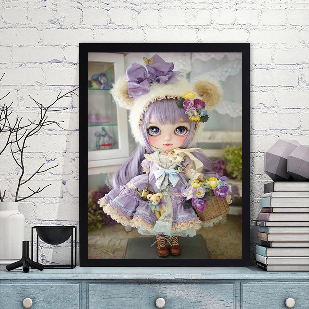 Doll - Full Round Drill Diamond Painting 30*40CM