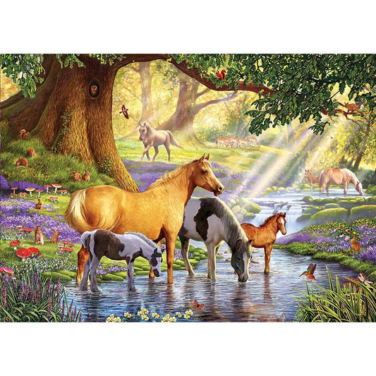 Horse - Full Round Drill Diamond Painting 40*30CM