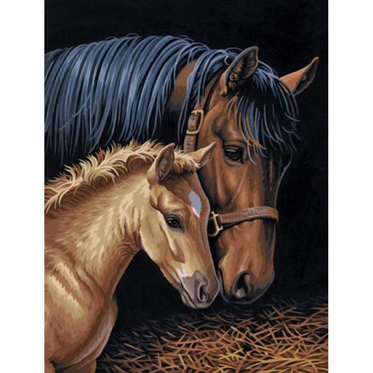 Horse - Full Round Drill Diamond Painting 30*40CM