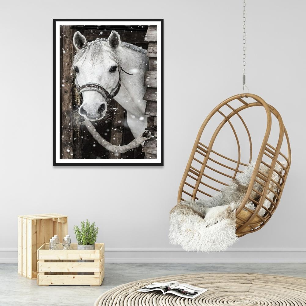 Horse - Full Round Drill Diamond Painting 30*40CM