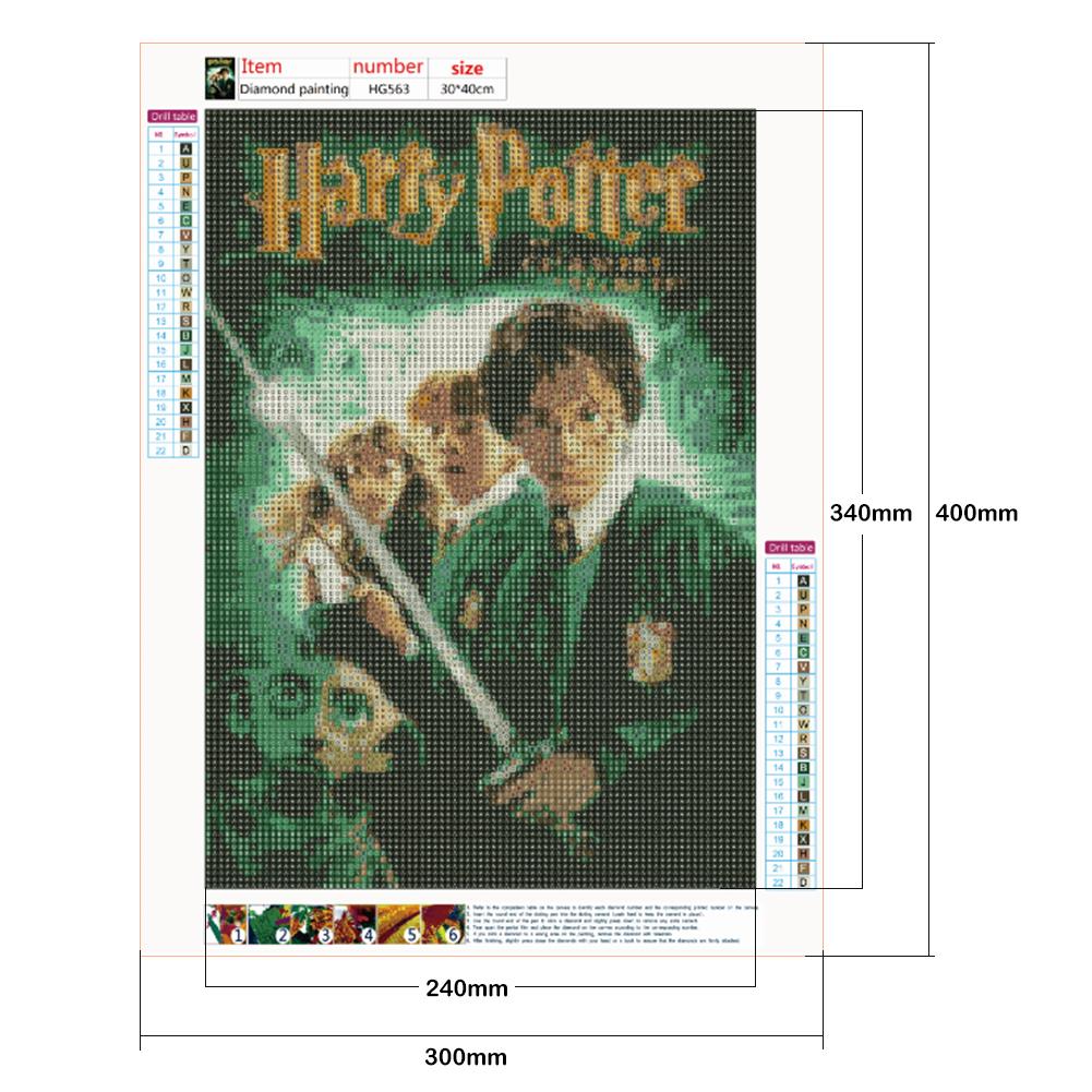 Harry Potter - Full Round Drill Diamond Painting 30*40CM