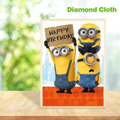 Minions - Full Round Drill Diamond Painting 30*40CM