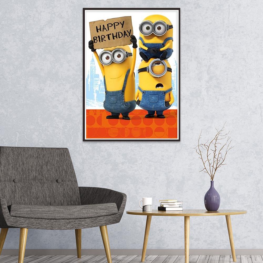 Minions - Full Round Drill Diamond Painting 30*40CM