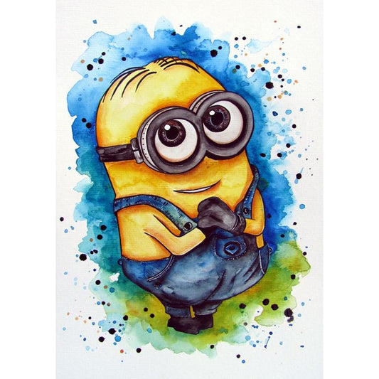 Minions - Full Round Drill Diamond Painting 30*40CM