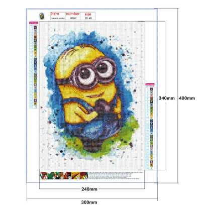 Minions - Full Round Drill Diamond Painting 30*40CM