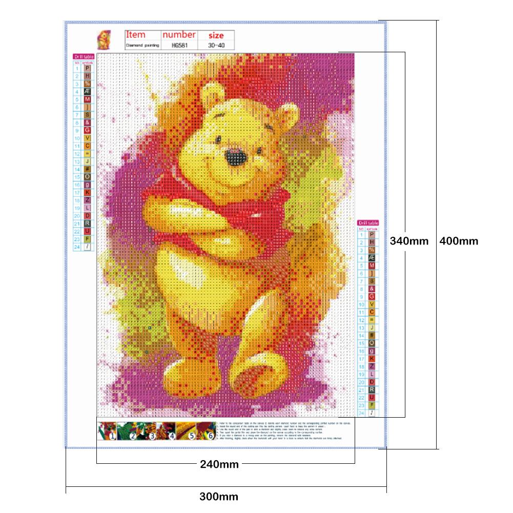 Winnie - Full Round Drill Diamond Painting 30*40CM