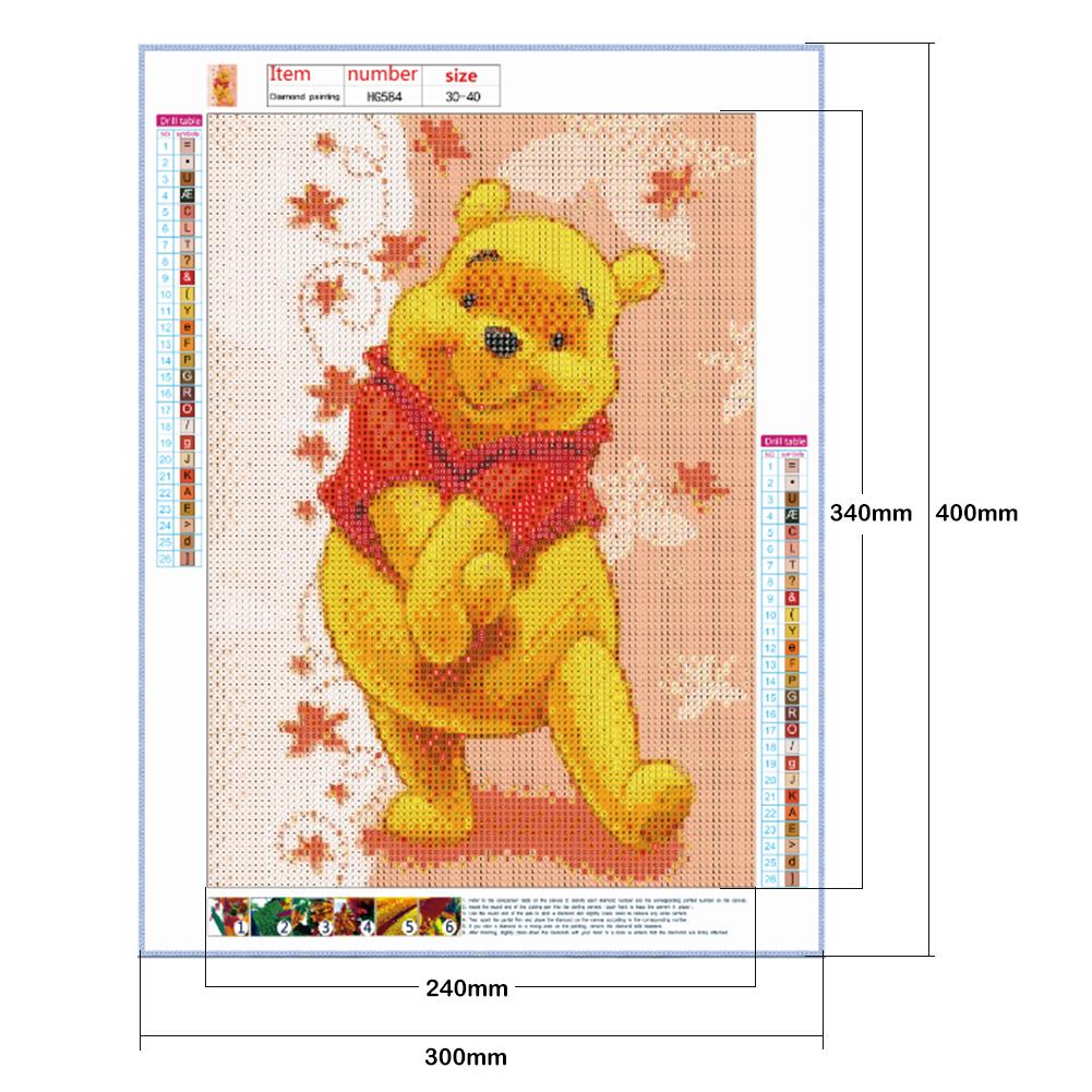 Winnie - Full Round Drill Diamond Painting 30*40CM