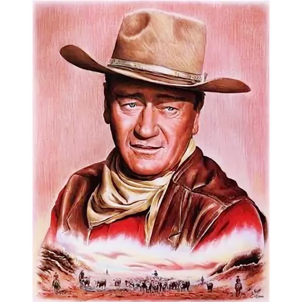 Cowboy - Full Round Drill Diamond Painting 30*40CM