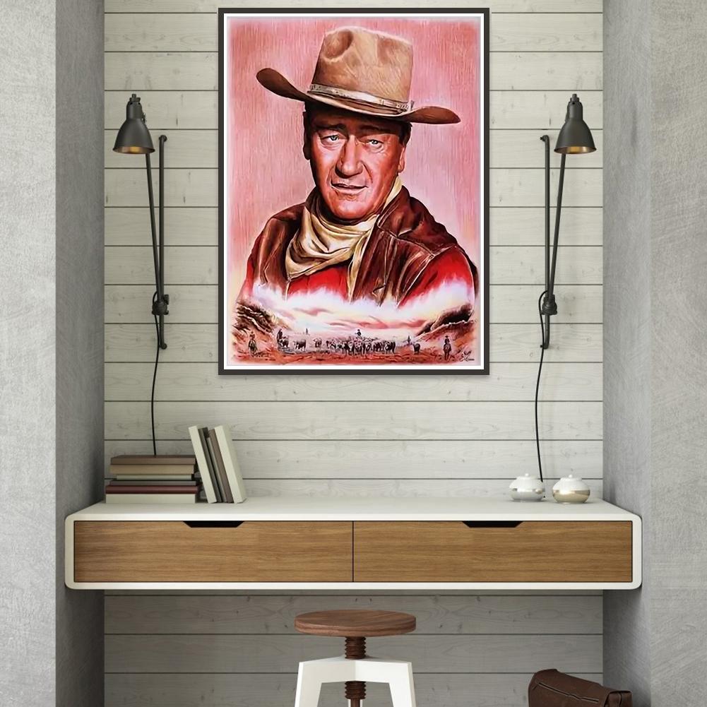 Cowboy - Full Round Drill Diamond Painting 30*40CM