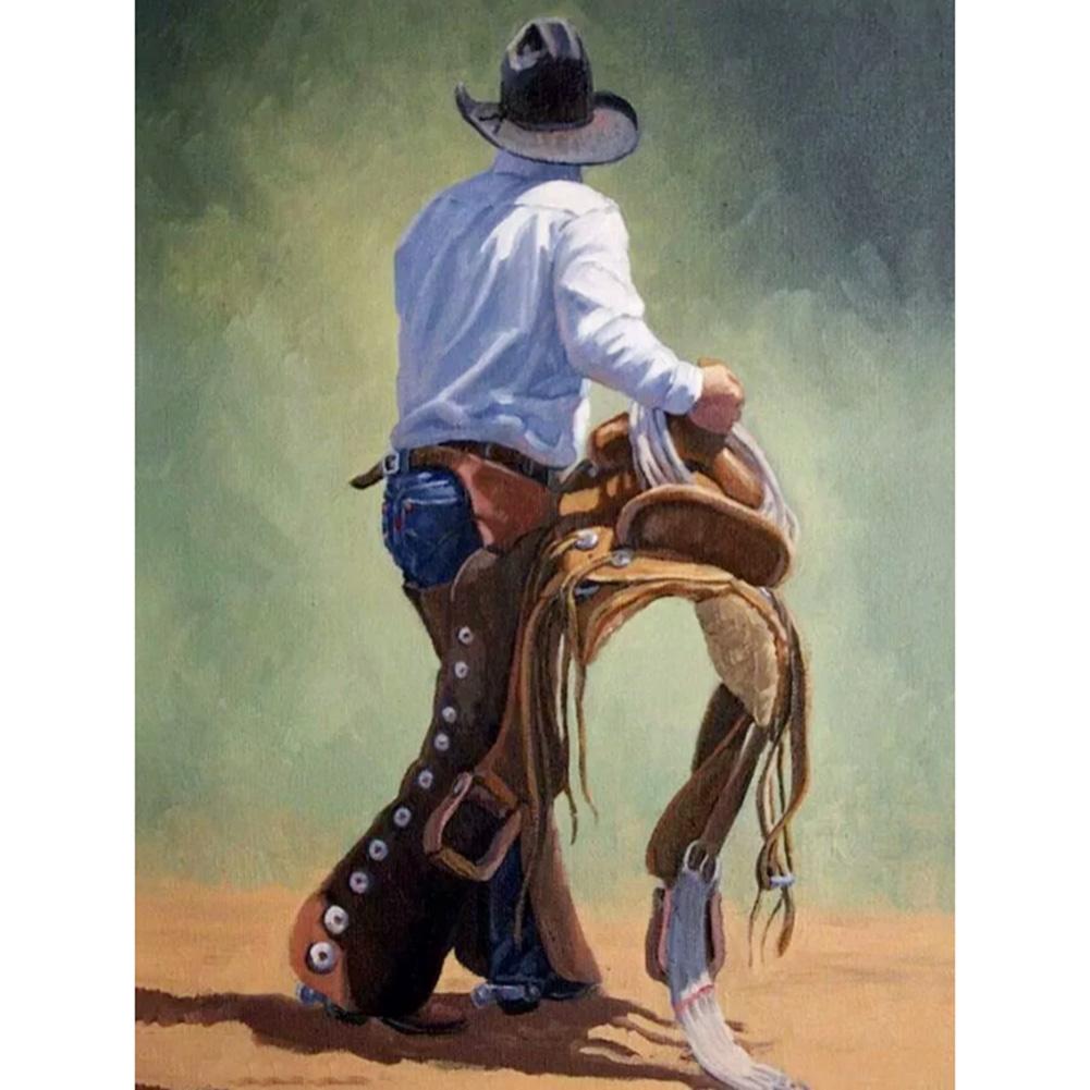 Cowboy - Full Round Drill Diamond Painting 30*40CM