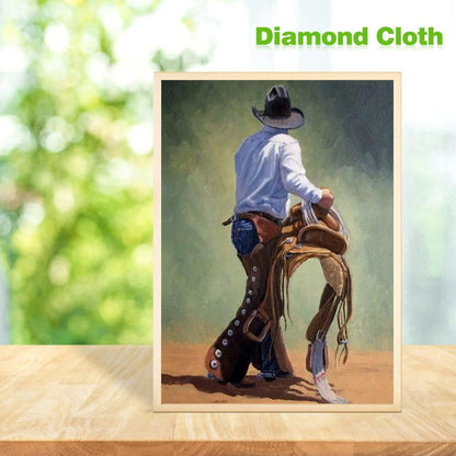 Cowboy - Full Round Drill Diamond Painting 30*40CM