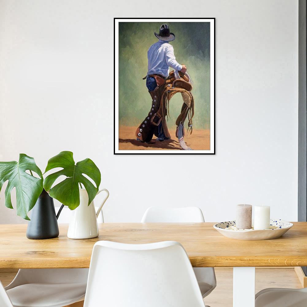 Cowboy - Full Round Drill Diamond Painting 30*40CM