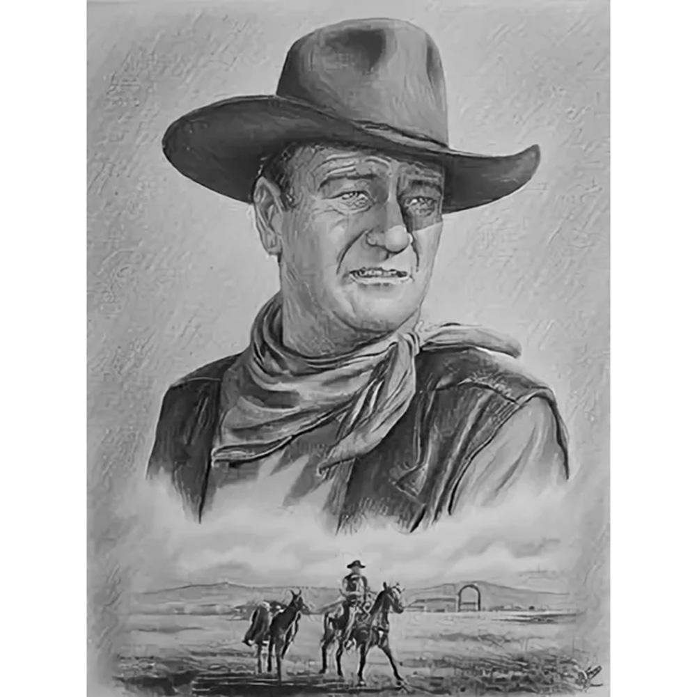 Cowboy - Full Round Drill Diamond Painting 30*40CM