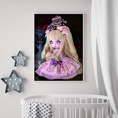 Girl - Special Shaped Drill Diamond Painting 30*40CM