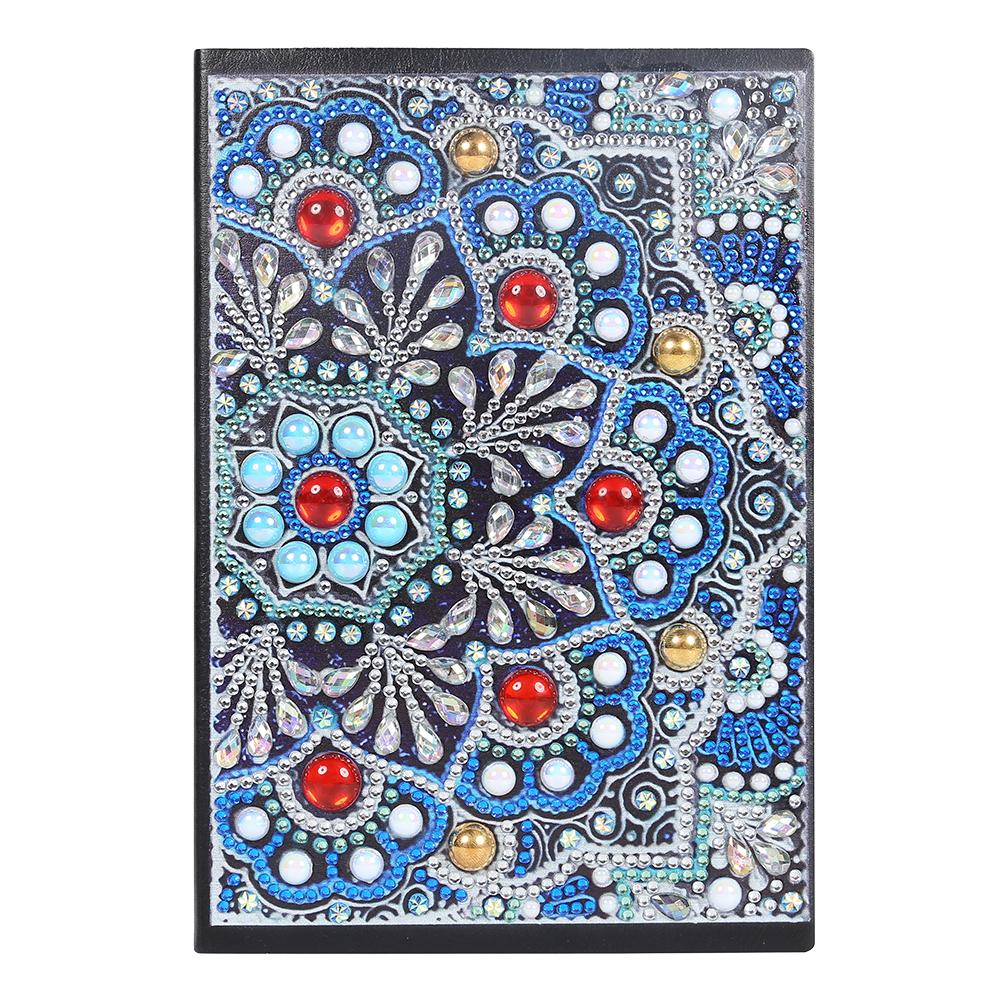 DIY Mandala Special Shaped Diamond Painting 50 Pages A5 Notepad Notebook