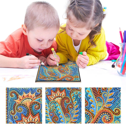 DIY Mandala Special Shaped Diamond Painting 50 Pages A5 Sketchbook Notebook