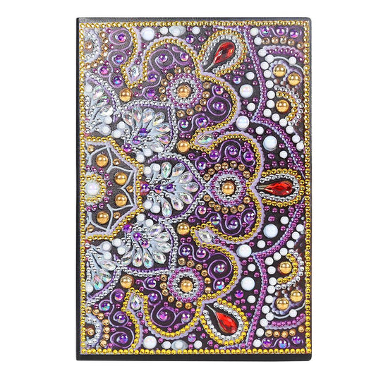 DIY Mandala Special Shaped Diamond Painting 50 Pages A5 Notepad Notebook