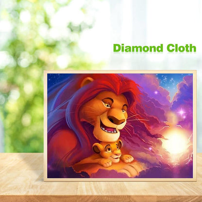 Lion - Full Round Drill Diamond Painting 30*40CM