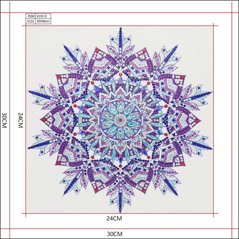 Datura - Special Shaped Drill Diamond Painting 30*30CM