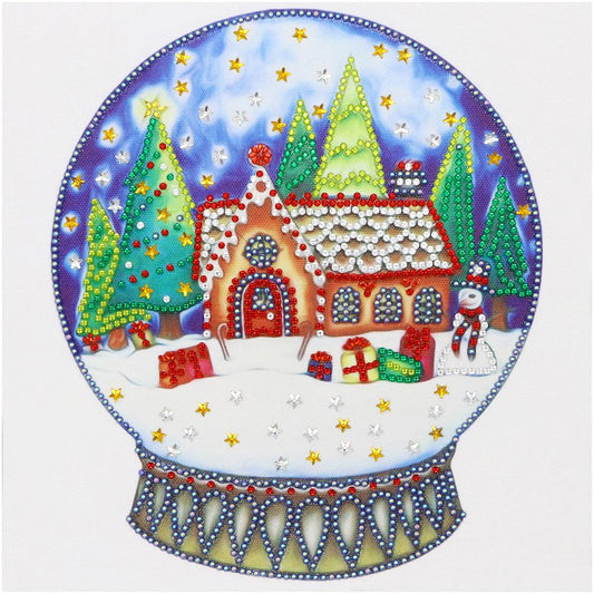 Christmas House - Full Round Drill Diamond Painting 30*30CM