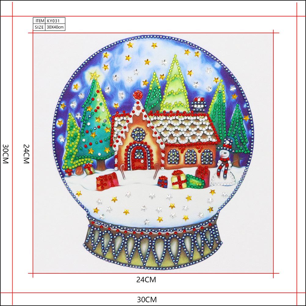 Christmas House - Full Round Drill Diamond Painting 30*30CM