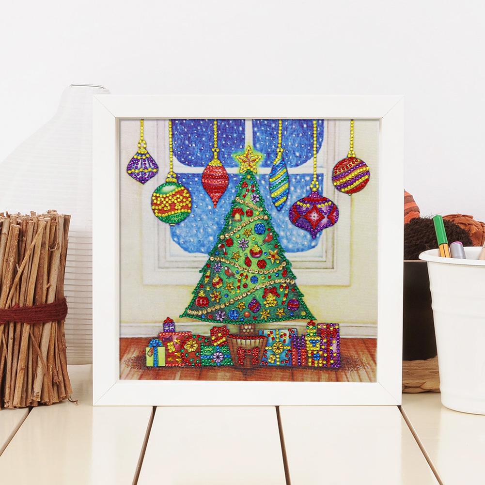 Christmas Tree - Full Round Drill Diamond Painting 30*30CM