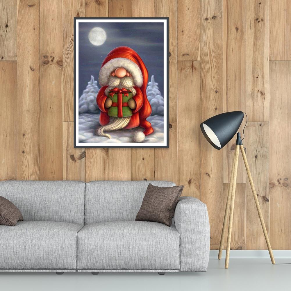 Snowman - Full Round Drill Diamond Painting 30*40CM