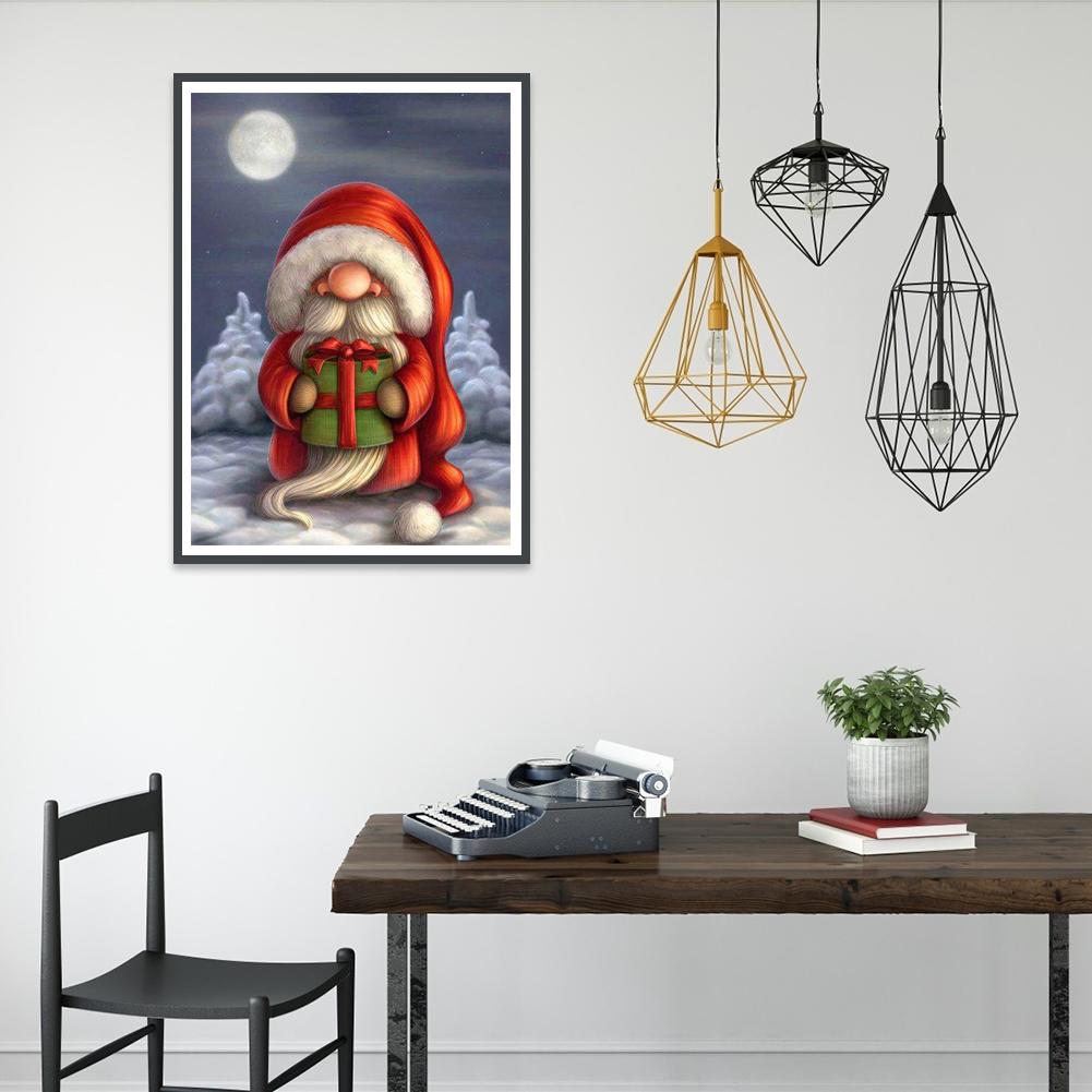 Snowman - Full Round Drill Diamond Painting 30*40CM