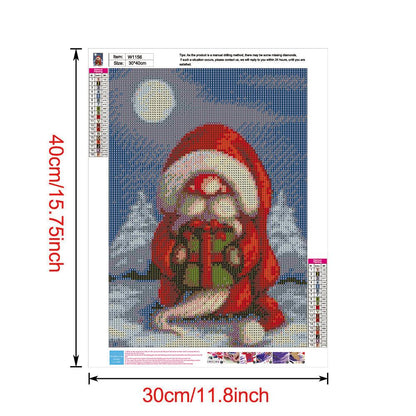 Snowman - Full Round Drill Diamond Painting 30*40CM