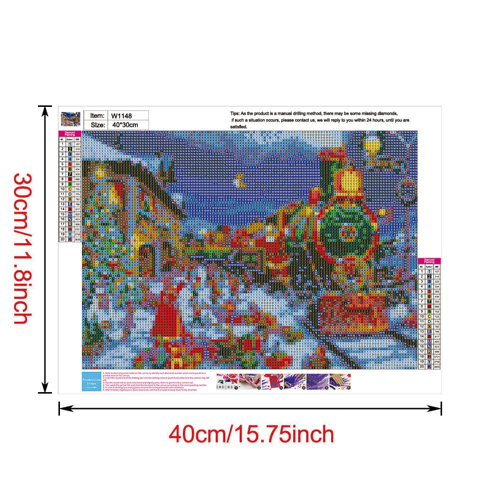 Santa Claus - Full Round Drill Diamond Painting 40*30CM