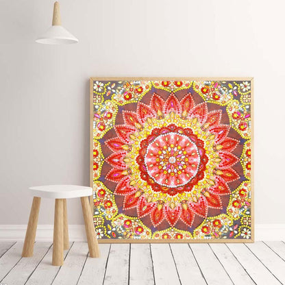 Flower - Special Shaped Drill Diamond Painting 30*30CM