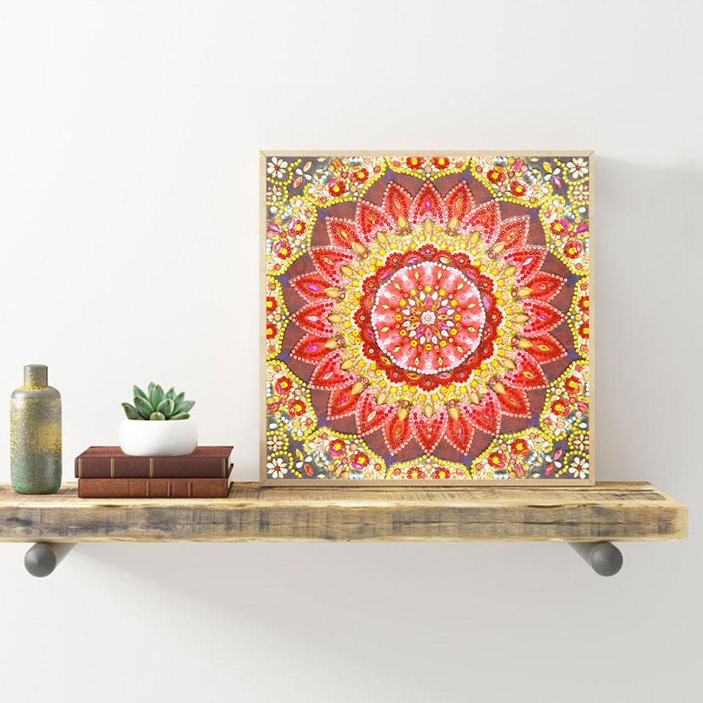 Flower - Special Shaped Drill Diamond Painting 30*30CM