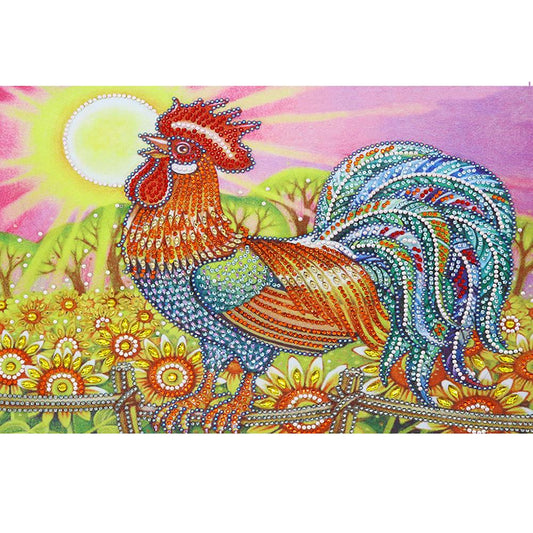 Chicken - Special Shaped Drill Diamond Painting 30*40CM