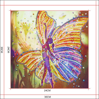 Beauty - Special Shaped Drill Diamond Painting 30X30CM