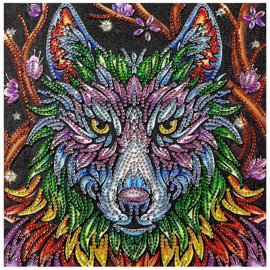 Wolf - Special Shaped Drill Diamond Painting 30*30CM