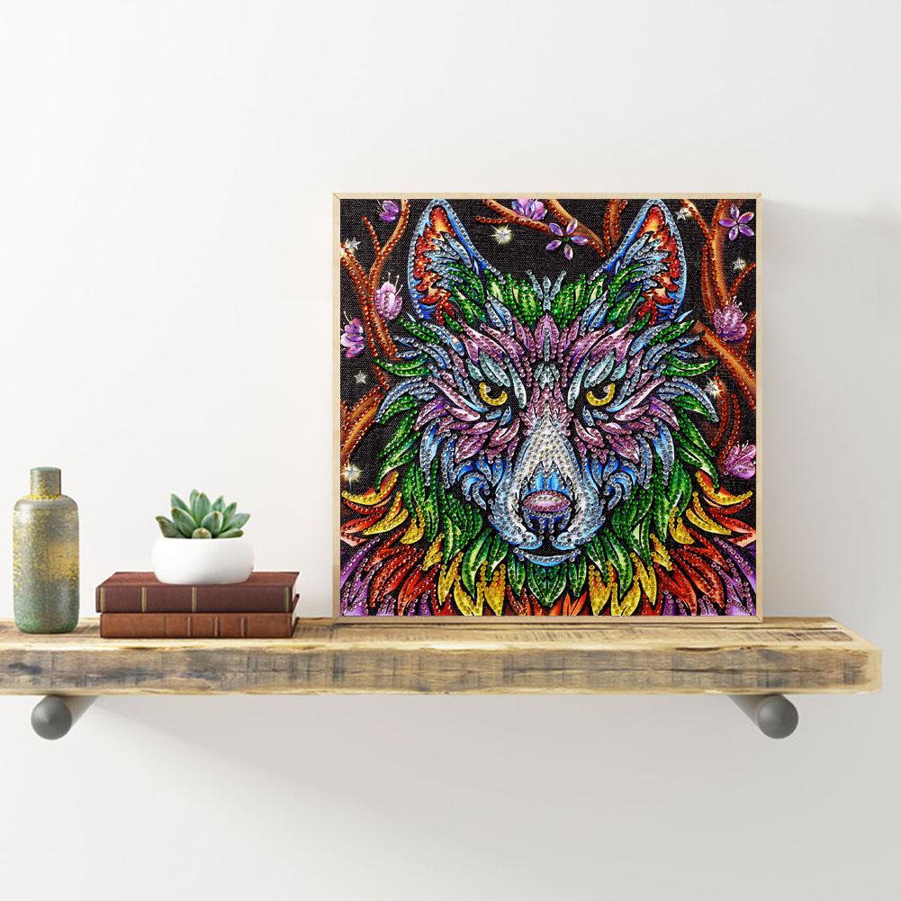 Wolf - Special Shaped Drill Diamond Painting 30*30CM