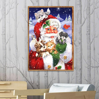 Santa Claus - Full Round Drill Diamond Painting 40*30CM