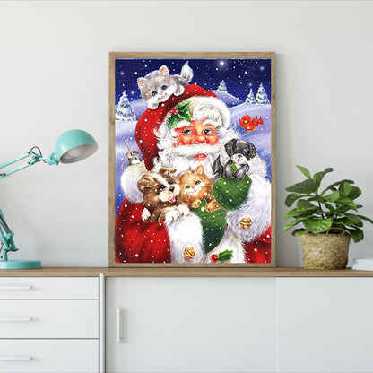 Santa Claus - Full Round Drill Diamond Painting 40*30CM