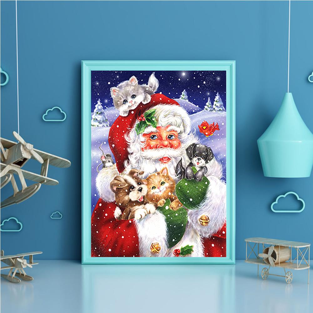 Santa Claus - Full Round Drill Diamond Painting 40*30CM