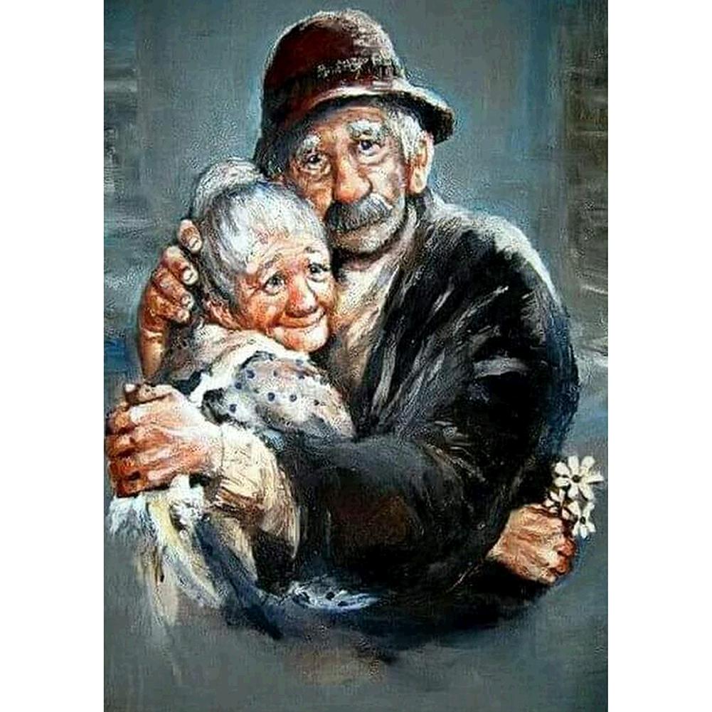 Older Couples - Full Round Drill Diamond Painting 30*40CM