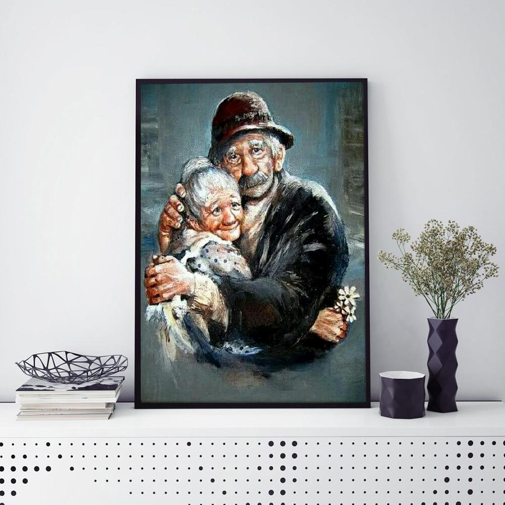 Older Couples - Full Round Drill Diamond Painting 30*40CM