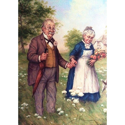 Older Couples - Full Round Drill Diamond Painting 30*40CM